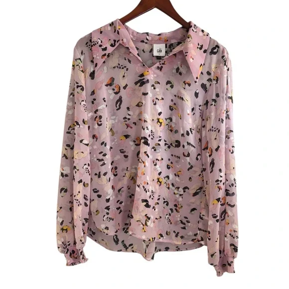 CAbi Pounce Top Pink Exotic S - Picture 2 of 8